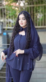 ست شومیز و شلوار عروسکی زنانه مزونی نگین دار