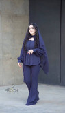 ست شومیز و شلوار عروسکی زنانه مزونی نگین دار
