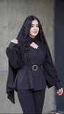 ست شومیز و شلوار عروسکی زنانه مزونی نگین دار