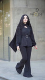 ست شومیز و شلوار عروسکی زنانه مزونی نگین دار