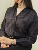 ست شومیز و شلوار پلنگی زنانه مزونی