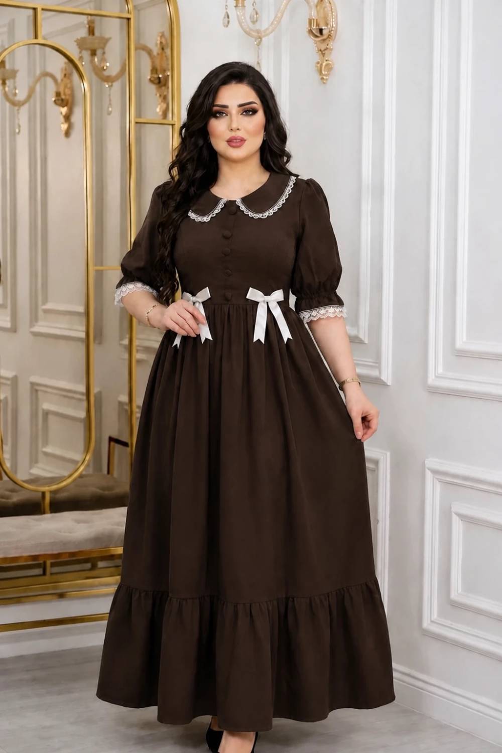 پیراهن عروسکی مزونی زنانه مانیا