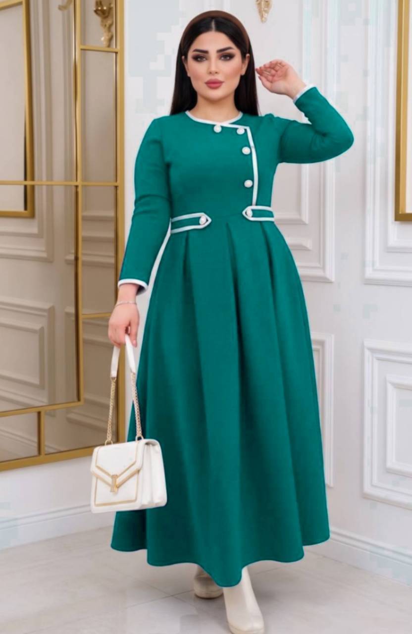 پیراهن بلند زنانه مزونی اذین