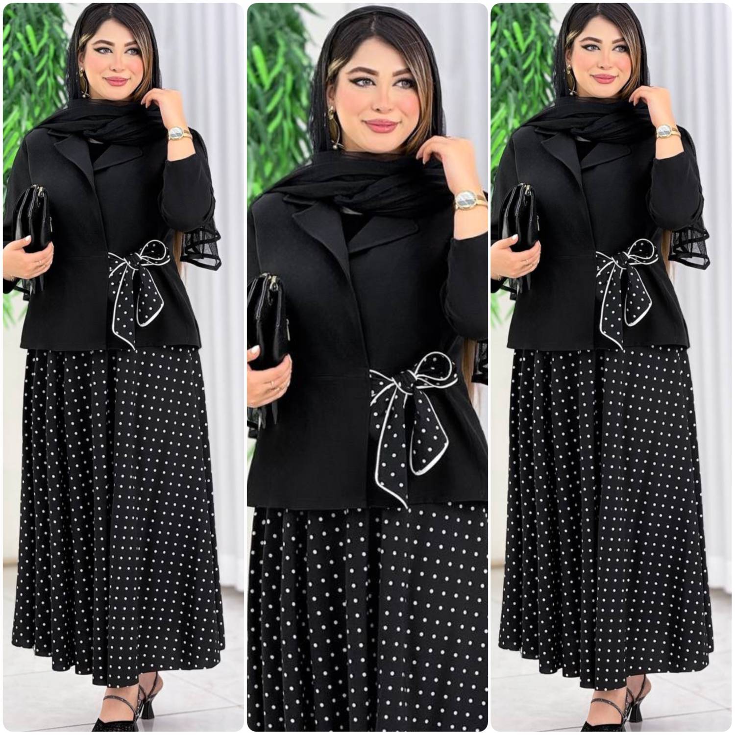 ست کت و دامن مزونی زنانه ژابیز