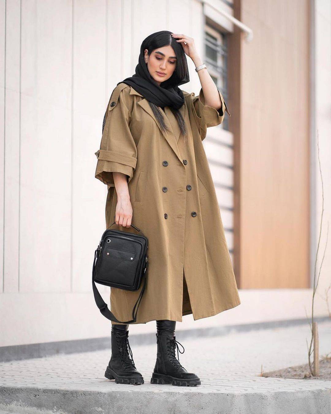 ترنچ کت زنانه مزونی خزان