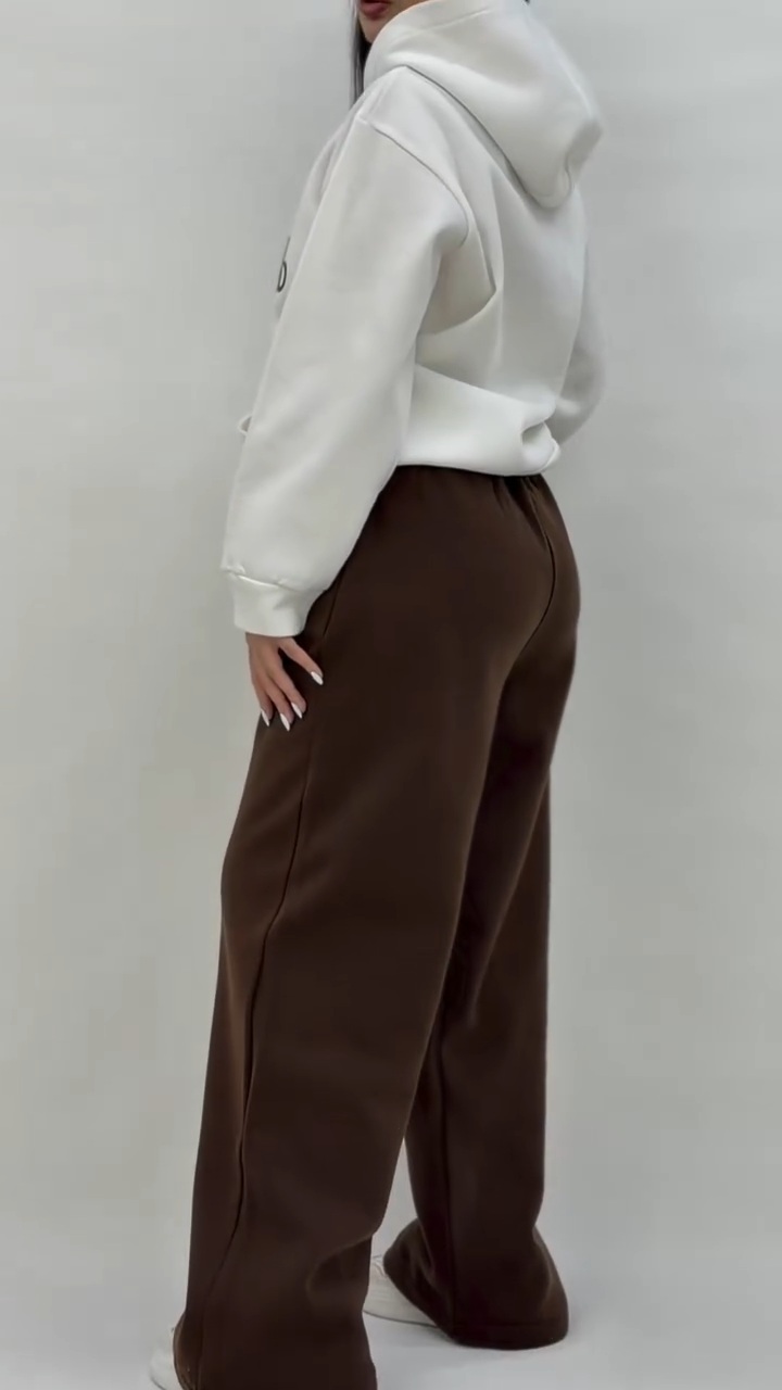 ست هودی و شلوار زنانه مزونی چاکلت